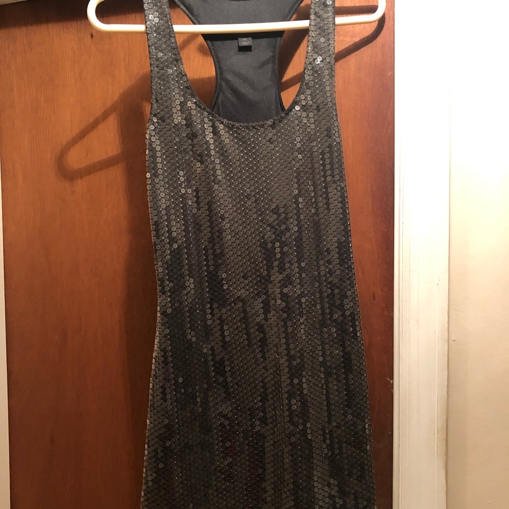 Sequin express racerback dress